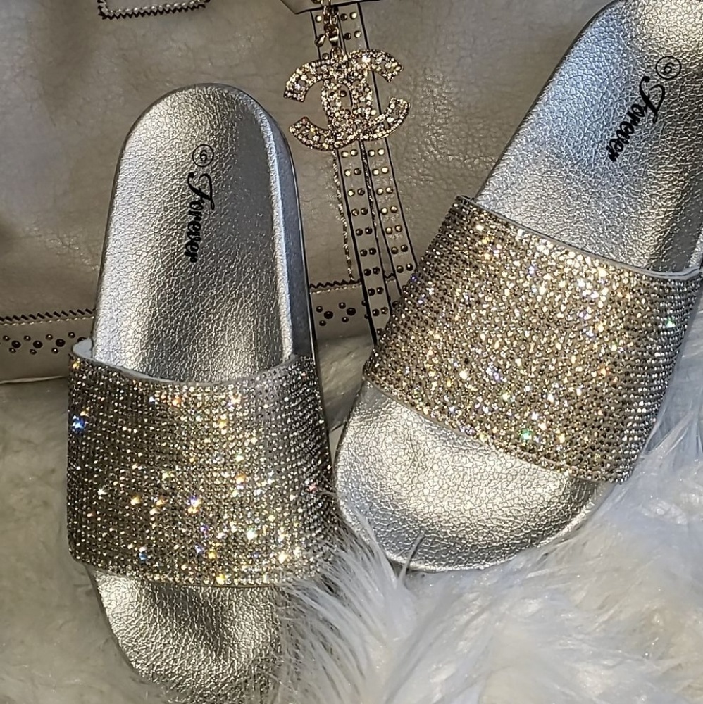 Rhinestone Fashion Slides